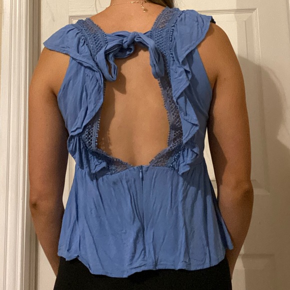 Blue Blouse, Francescas, NEVER WORN - Picture 3 of 3